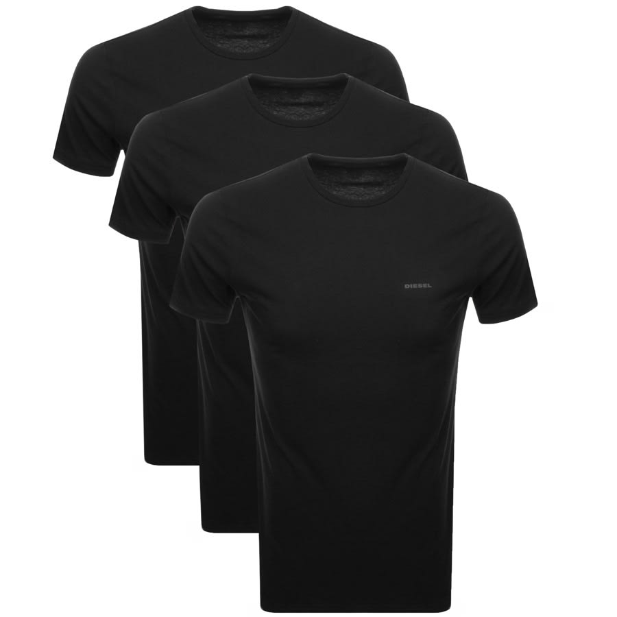 Alternative Image for ProductDiesel UMTEE Jake Triple Pack T Shirts Black1